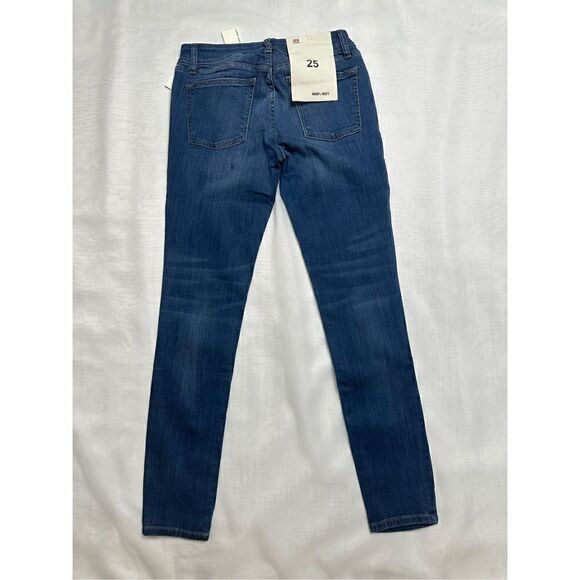 Warp+Weft Women’s JFK Skinny Blue Jeans Size 25 - Picture 2 of 11